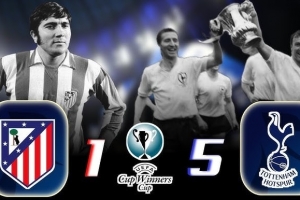 上古之战！马竞历史仅和热刺交锋1次：1963年优胜者杯决赛1-5惨败